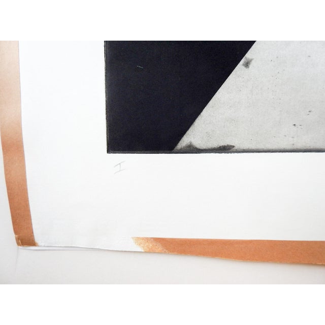 Mid-Century Modern Mid Century Surreal Nude Color Etching by Tony Bass For Sale - Image 3 of 6