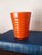 Art Deco Vintage Bauer Ringware Orange Pottery Tumbler For Sale - Image 3 of 4