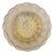 Mid-Century Modern Amber Bubble Glass Flush Mount Lamp, 1960s For Sale