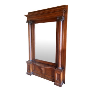 Antique Victorian Pier Mirror For Sale