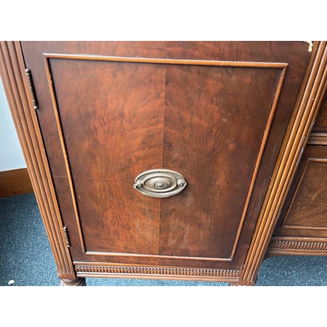 Vintage 1930s Federal Revival Mahogany Buffet Sideboard For Sale - Image 13 of 17