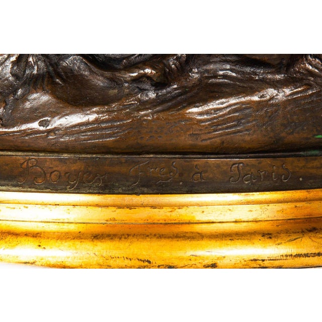 French Antique Bronze Sculpture “Awakening of Nature” by Emile Picault For Sale - Image 11 of 18