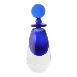 Hand-Blown Signed Glass Perfume Bottle