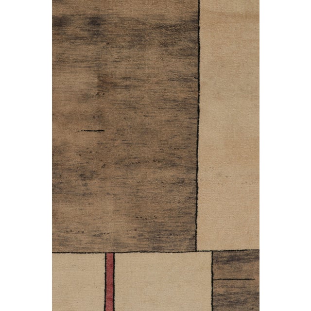 Art Deco Vintage Zeki Müren Rug With Bold Cubist Deco Geometric Patterns - Rug & Kilim For Sale - Image 3 of 8