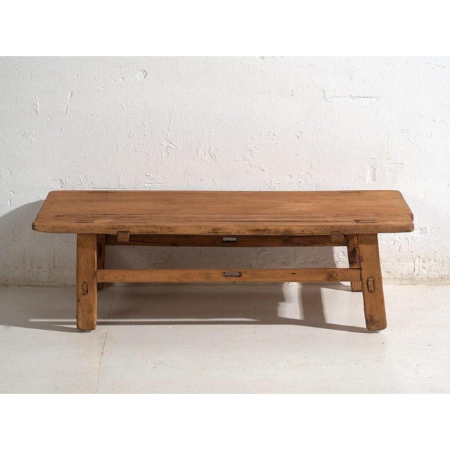 Vintage Pine Low Table, 1930 For Sale - Image 5 of 10
