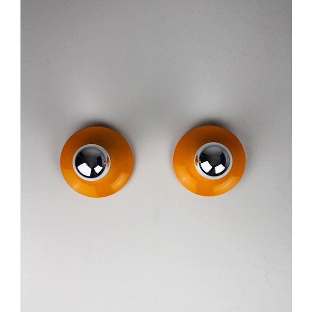 1970s Teti Wall Lamps by Vico Magistretti for Artemide, Italy, 1970s, Set of 2 For Sale - Image 5 of 9