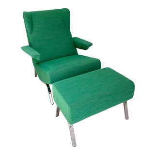 Ligne Roset Archi Chair and Ottoman For Sale