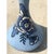 Ceramic Vintage Hand-Painted Blue Ceramic Decanter With Spire Stopper For Sale - Image 7 of 8