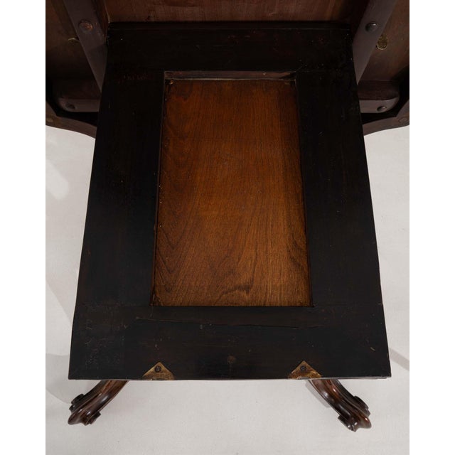 Victorian Tilt-Top Table with Hidden Compartment on Casters, Antique, United Kingdom, 19th Century For Sale - Image 11 of 18