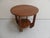 Art Deco Round Oak Coffee Table, 1920s For Sale - Image 8 of 10