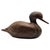 Late 20th Century Minimalist Hand-Carved Solid Wood Duck Sculpture, Decoy Form, 14.25" For Sale - Image 5 of 14