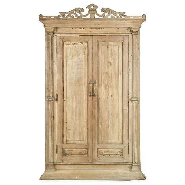 Antique Indian Double-Leaf Door in Carved Solid Wood For Sale - Image 9 of 9