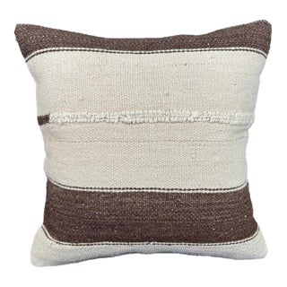 Turkish Hemp Pillow Cushion Natural Beige Brown Pillow Cushion Cover 20x20 For Sale