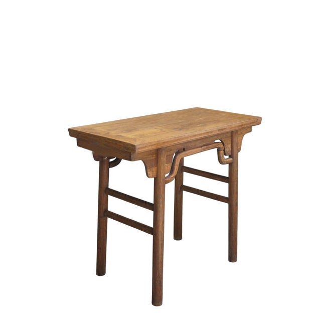 Chinese 38" Long Elm Wine Table #17 For Sale - Image 3 of 7