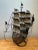 Vintage Monumental Iron Nautical Ship Lamp For Sale - Image 4 of 12