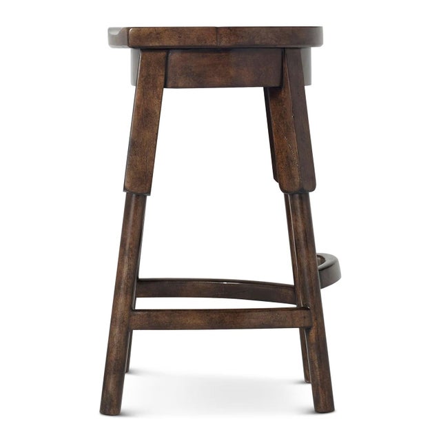 2020s Rustic English Counter Stool For Sale - Image 5 of 7
