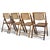Contemporary Bamboo & Cane Folding Side Chairs For Sale - Image 3 of 11