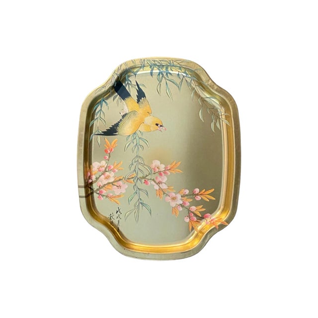 Vintage set of 8 ceramic octagonal napkin rings featuring rose colored floral designs, made in Japan, circa mid 20th...