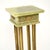 Gold Antique French Onyx and Brass Plant Stand Column, 1900s For Sale - Image 8 of 12