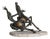 Fernando Mario Paonessa, Horse Sculpture, 1980s, Bronze and Travertine For Sale