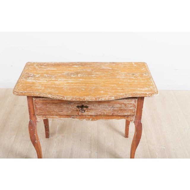 Wood Late 18th Century Swedish Rococo Side Table For Sale - Image 7 of 9