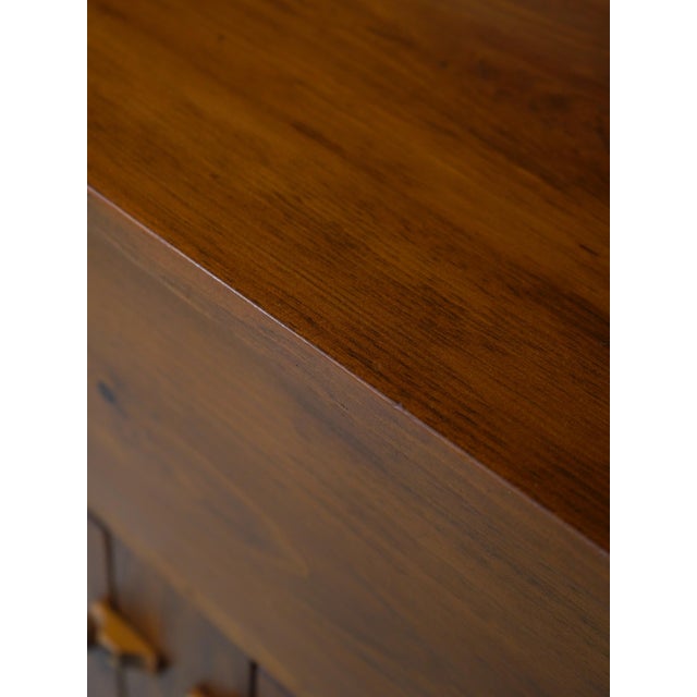 1980s Dr Dimes 2 Piece Bench Made Step Back Cupboard For Sale - Image 10 of 18