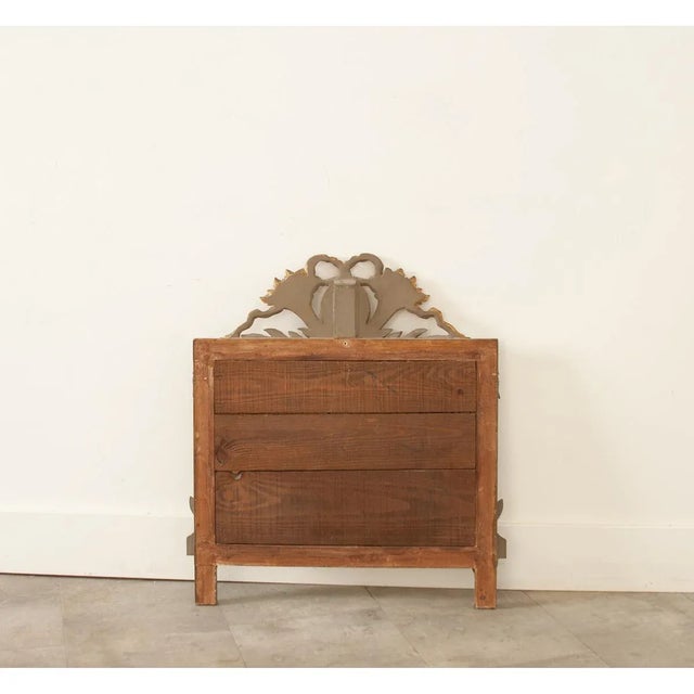 French 19th Century Gold Gilt Louis XVI Style Mirror For Sale In Baton Rouge - Image 6 of 7
