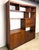 Mid-Century Modern Mid Century Danish Modern Style Walnut Wall Unit / Bookcase / Writing Desk / Cabinet For Sale - Image 3 of 12