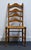 American Thomasville Furniture Post Road Collection Solid Hard Rock Maple Colonial Early American Ladderback Dining Side Chair W. Rush Seat 750-7 For Sale - Image 3 of 8
