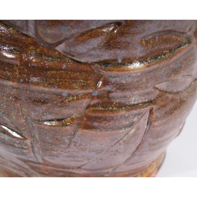 Signed Studio Pottery Vase by Barry Unitas Barnes For Sale In Indianapolis - Image 6 of 8