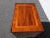 Wood Vintage Alfonso Marina Brown Side Table ~ Neoclassical Design Inlays Entry Table For Sale - Image 7 of 13