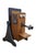 American Antique Sears Roebuck & Co Oak Hand Crank Wall Telephone Phone on Stand 24" For Sale - Image 3 of 18