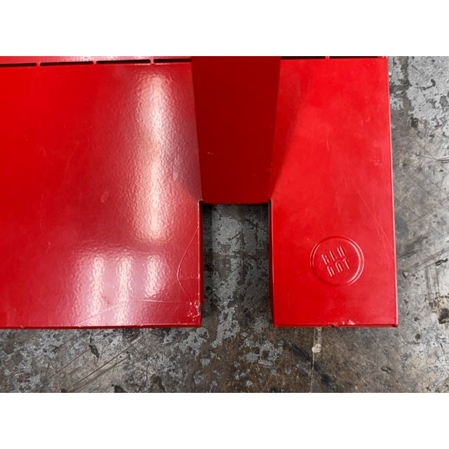 Blu Dot 2d:3d Coat Rack, Fire Engine Red For Sale - Image 9 of 12