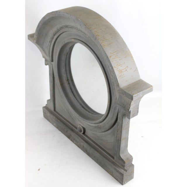 Mid-Century Modern Dormer Mirror Zinc For Sale - Image 3 of 14