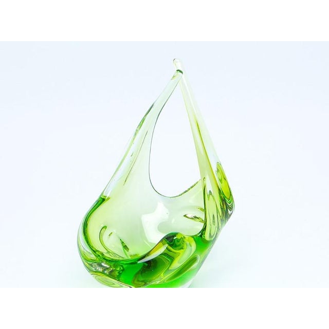 Platter by Miloslav Klinger for Zelezny Brod Glassworks, Czechoslovakia, 1960s For Sale - Image 4 of 13