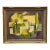 Mid-Century Modern Cubist Abstract Giltwood Framed Signed Oil on Canvas For Sale