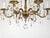 Shabby Chic Antique 6 Arm Absolutely Fabulous Brass Cut Lead Glass Crystal Chandelier For Sale - Image 3 of 12