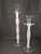 Anne Nilsson for Orrefors "Celeste" Frosted Crystal Candlesticks, Sweden (Pair) For Sale - Image 16 of 17