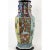Chinese 19 Century Chinese Qing Multi-Colored Hexagonal Porcelain Table Lamp With Raise Work Decorations and Small Branch Handles For Sale - Image 3 of 10