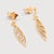 Earrings, Gold, 18K, 1.96g, Length: 27mm, Width: 5mm, Good condition. This piece has an attribution mark, I am sure that...