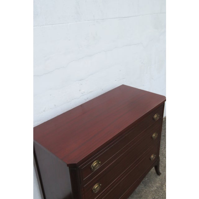 Brown 1940s Mahogany Low Dresser Bathroom Vanity 6258 For Sale - Image 8 of 16