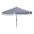 Milan Fringe 11 Ft Umbrella - Gray For Sale