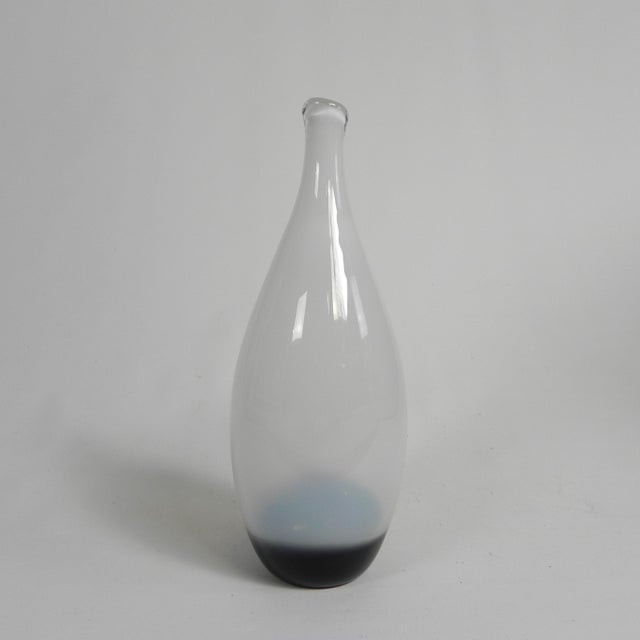 Mid-Century Modern Hand-Blown Thick-Walled Serica Bottle Vase by Floris Meydam for Leerdam, 1960s For Sale - Image 3 of 12