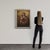 Antique Italian painting from the late 17th century. Oil on canvas artwork depicting a religious subject, Madonna and...