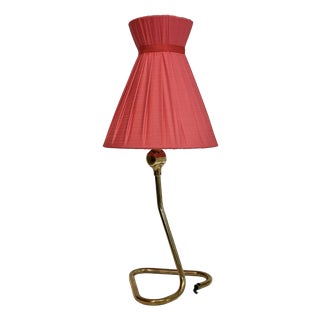 Mid-Century Table Lamp Model 321 in Brass from Eskilstuna Elektrofabrik, Sweden, 1950s For Sale
