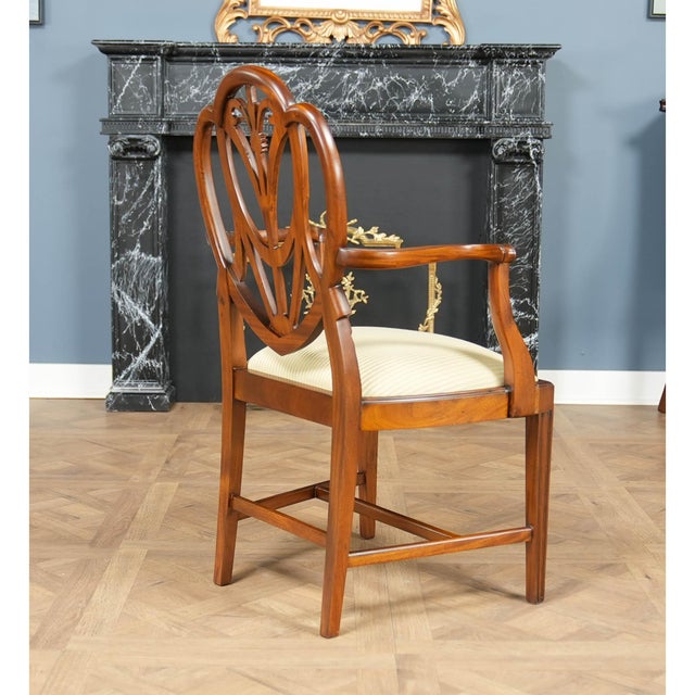 Contemporary Sweet Heart Chair Grande, Set of Ten For Sale - Image 9 of 15