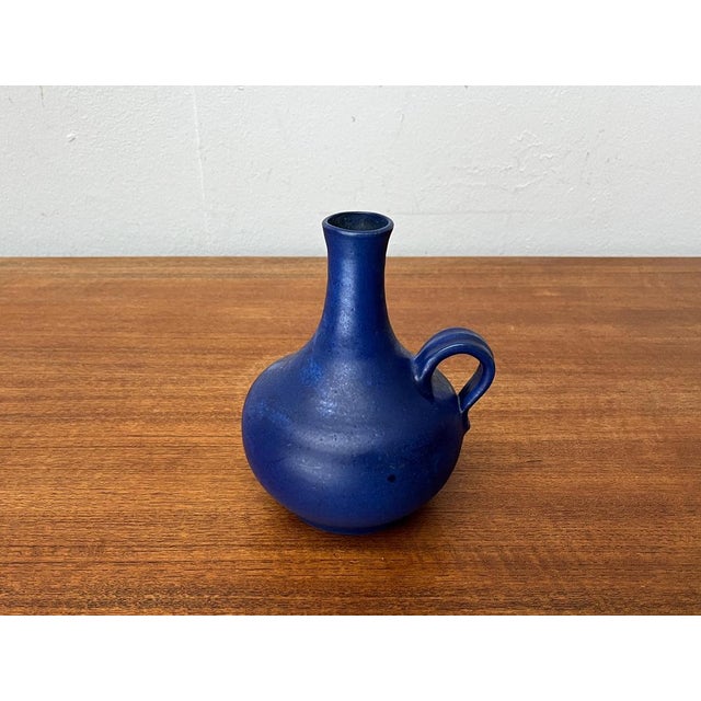 Ceramic Mid-Century German Studio Pottery Carafe Vase from Töpferhof Malente, 1960s For Sale - Image 7 of 16