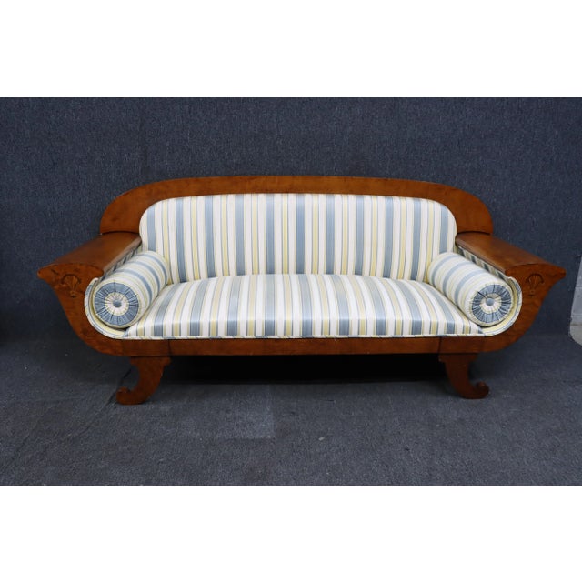 Biedermeier Maple Sofa For Sale - Image 12 of 12
