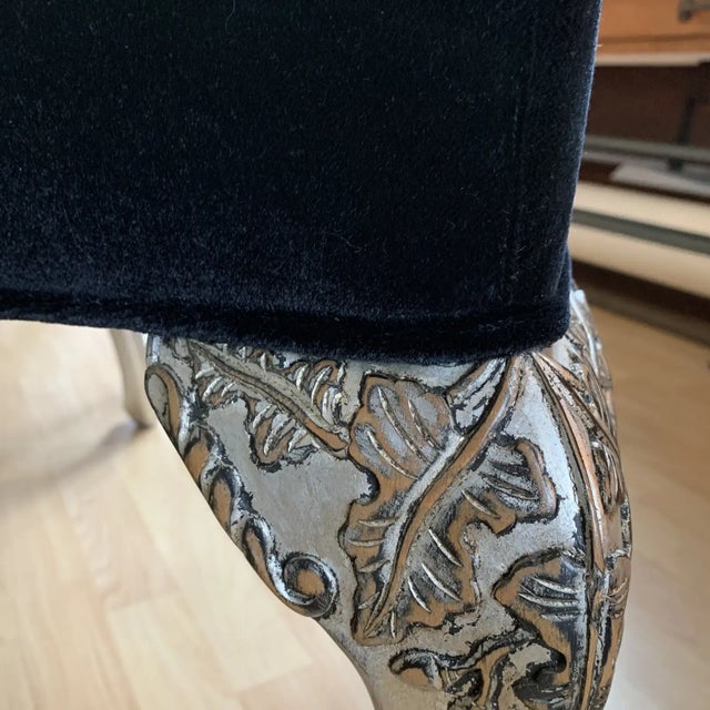 William Switzer William Switzer Hand Carved Chippendale Oversized Armchairs- Set of 4 For Sale - Image 4 of 7