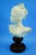 Measurements: height: 17.5 cm; width: 10 cm; depth: 6.5 cm item : a stunning and extremely rare miniature bust depicting a...